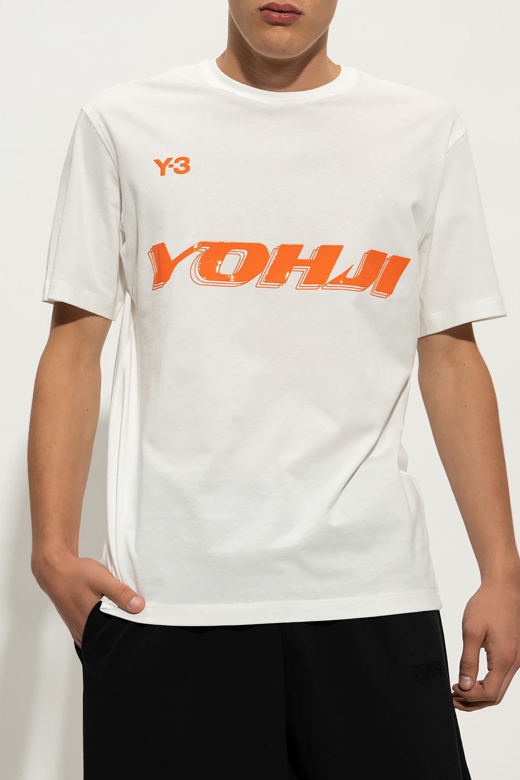 Y-3 Yohji Yamamoto Logo T-shirt | Men's Clothing | Vitkac